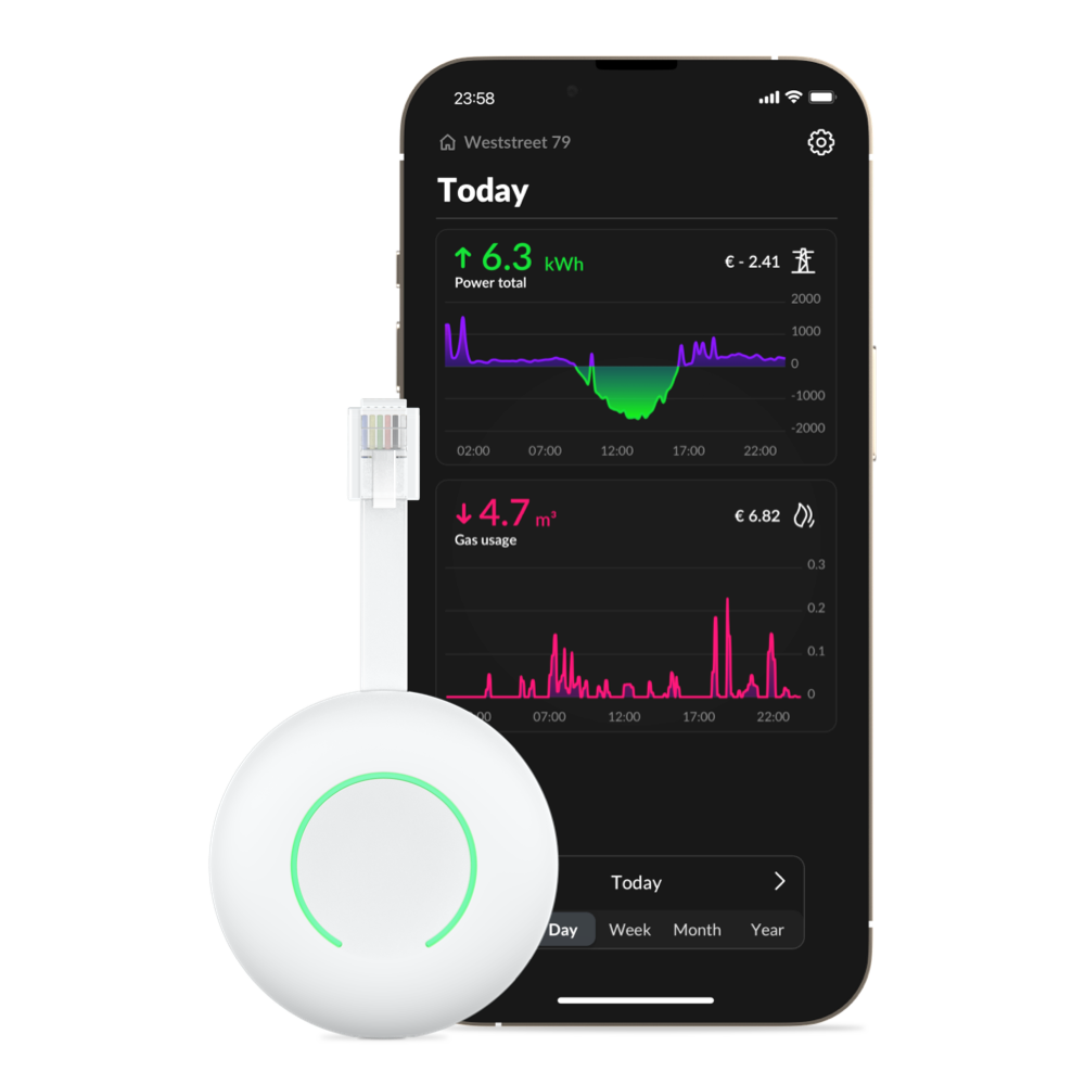 P1 Meter von HomeWizard mit Energy App