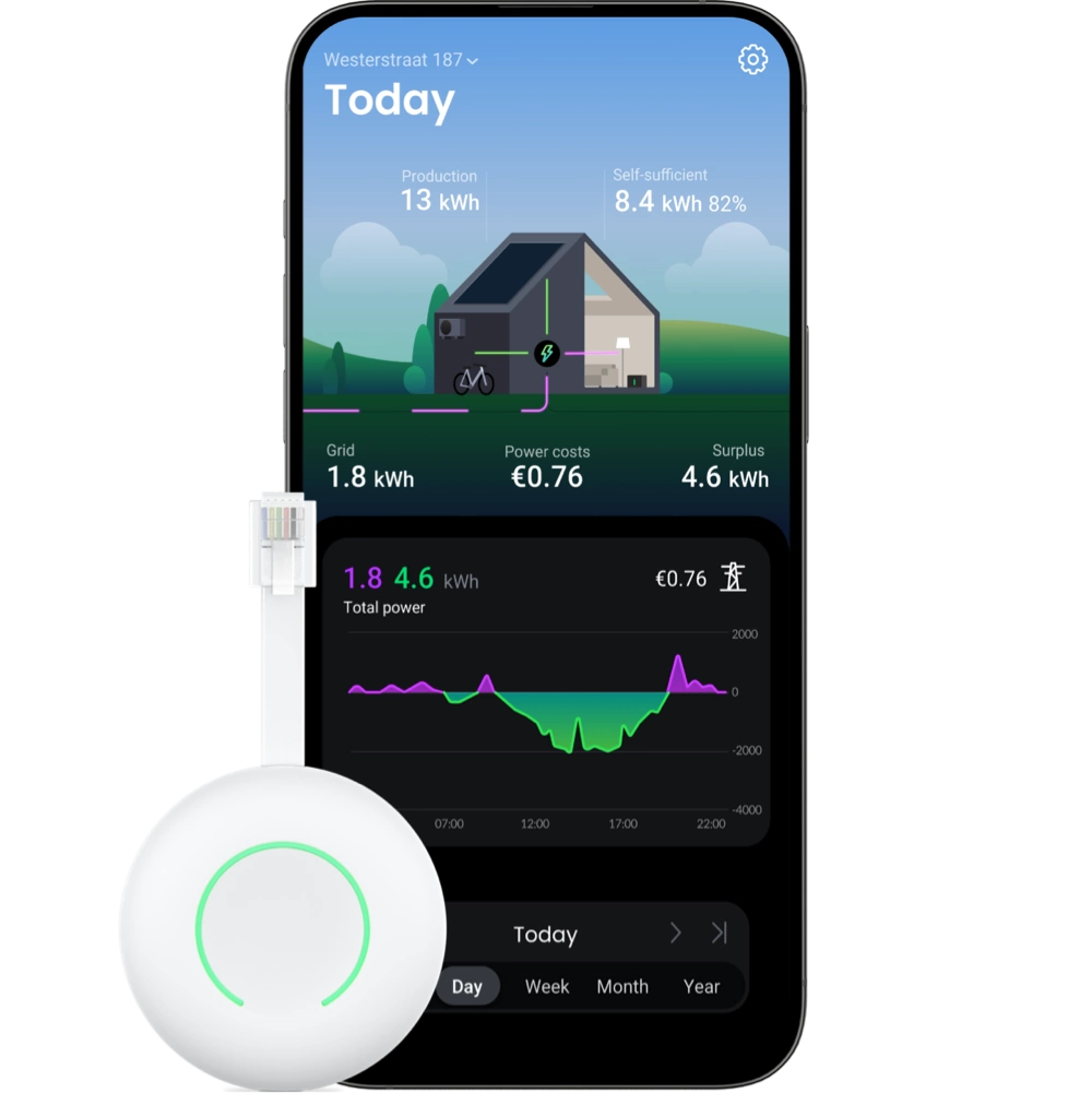 HomeWizard P1 Meter with Energy app