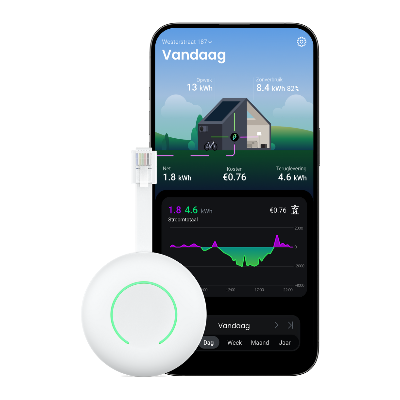 HomeWizard P1 Meter met HomeWizard app